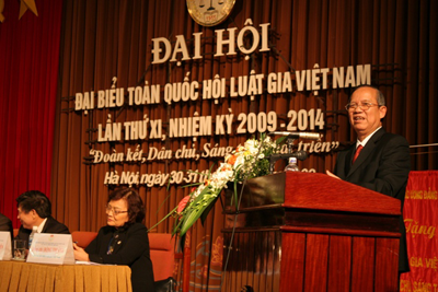 Đại hội đại biểu toàn quốc Hội Luật gia Việt Nam nhiệm kỳ 2009-2014