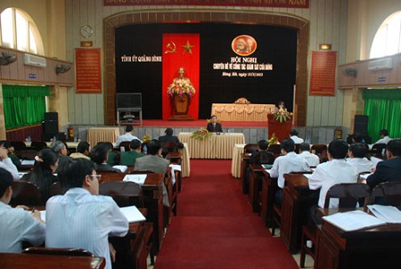 Một Hội nghị của Tỉnh ủy Quảng Bình