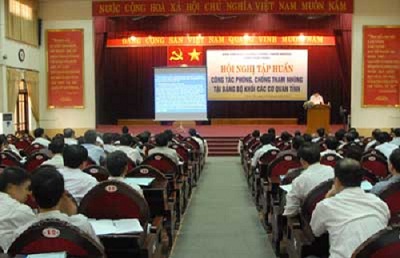 Một Hội nghị tập huấn về công tác PCTN tại Vĩnh Phúc