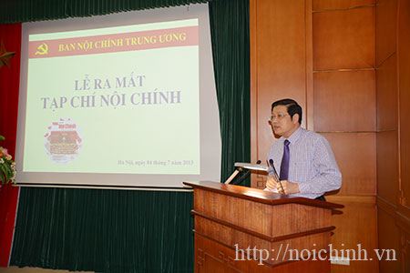 Đồng chí Phan Đình Trạc, Ủy viên Trung ương Đảng, Phó trưởng Ban Nội chính Trung ương ghi nhận và đánh giá cao những kết quả mà Tạp chí Nội chính đã đạt được