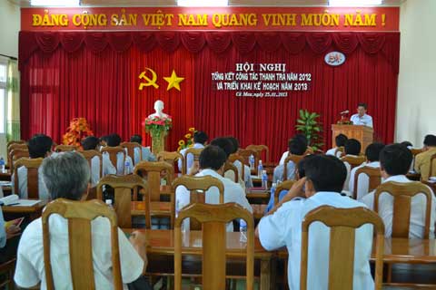 Một Hội nghị của Thanh tra tỉnh Cà Mau