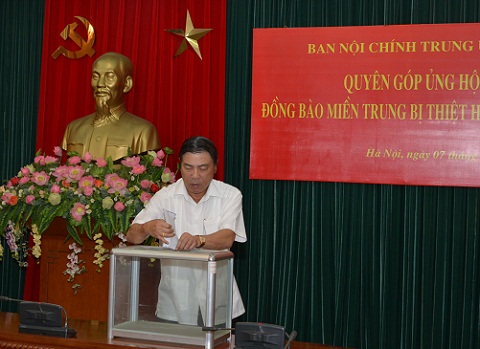 Đồng chí Trưởng Ban Nội chính Trung ương Nguyễn Bá Thanh