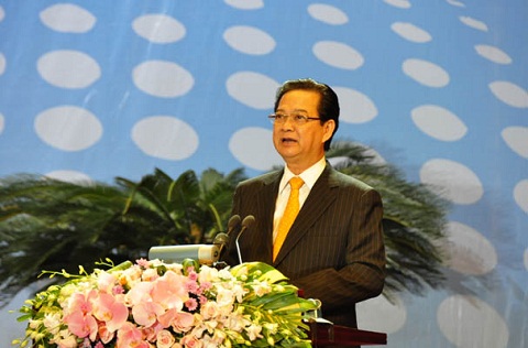Thủ tướng Nguyễn Tấn Dũng phát biểu tại buổi lễ