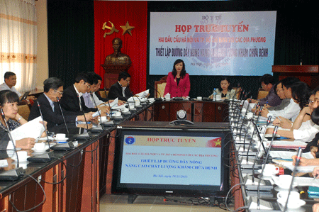 Bộ trưởng Nguyễn Thị Kim Tiến phát biểu tại Hội nghi