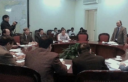 Phó Thủ tướng Chính phủ Nguyễn Xuân Phúc phát biểu tại buổi làm việc