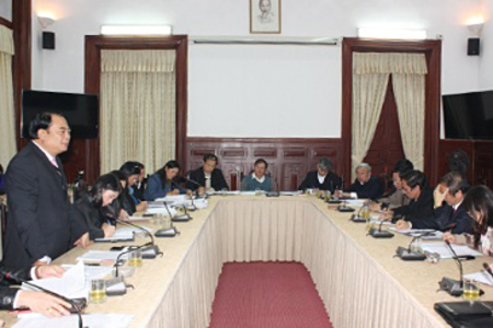 Giao ban các đơn vị thuộc Tòa án nhân dân tối cao tháng 11-2013