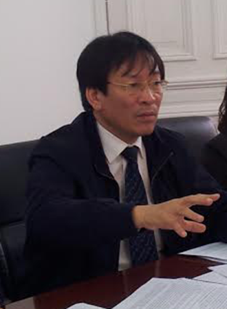 Đồng chí Phạm Anh Tuấn, Phó trưởng Ban Nội chính Trung ương phát biểu kết luận buổi làm việc