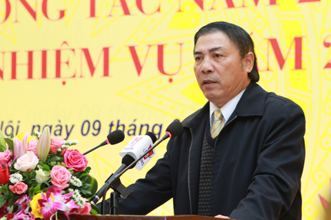 Đồng chí Nguyễn Bá Thanh, Trưởng Ban Nội chính Trung ương chủ trì Hội nghị