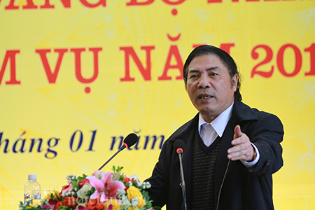Đồng chí Nguyễn Bá Thanh, Ủy viên Trung ương, Phó Trưởng Ban Thường trực Ban Chỉ đạo Trung ương về PCTN