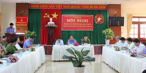 Một Hội nghị liên ngành Công an, Viện kiểm sát nhân dân và Tòa án nhân dân tỉnh Đắk Lắk 