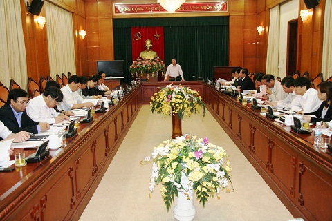 Đồng chí Nguyễn Doãn Khánh, Ủy viên Trung ương Đảng, Phó trưởng Ban Nội chính Trung ương chủ trì tọa đàm