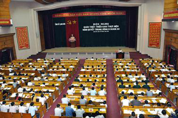 Tỉnh ủy Lạng Sơn tổ chức Hội nghị cán bộ chủ chốt quán triệt Nghị quyết Trung ương 9 (Khóa XI)