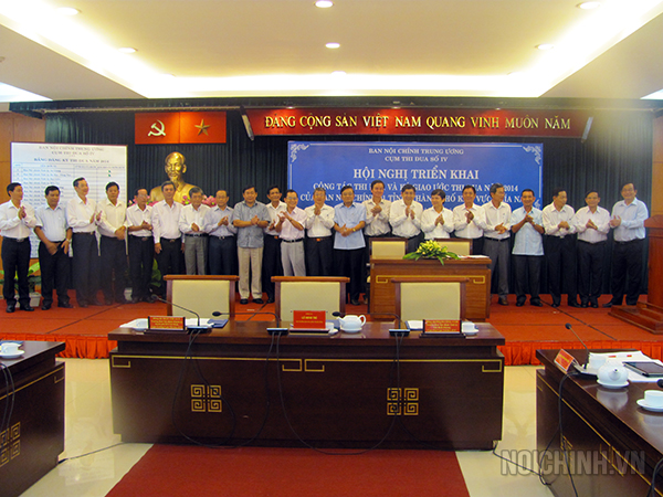 21 Ban nội chính tỉnh ủy, thành ủy khu vực phía Nam ký giao ước thi đua
