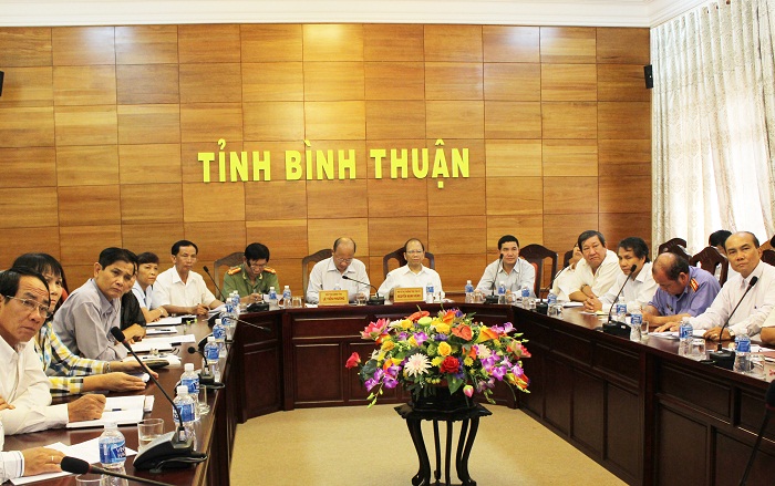 Điểm cầu Bình Thuận dự Hội nghị trực tuyến toàn quốc phổ biến, quán triệt Luật tiếp công dân (tháng 9-2014)