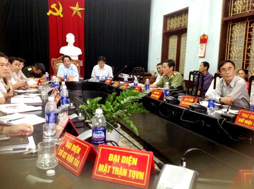 Một buổi tiếp công dân tại Trụ sở tiếp công dân tỉnh Nghệ An