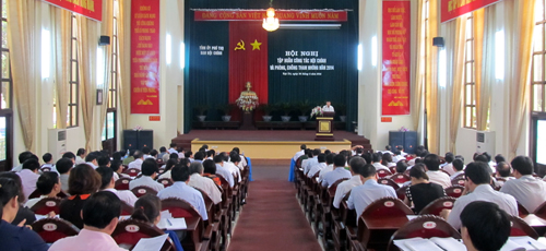 Ban Nội chính Tỉnh ủy Phú Thọ tổ chức Hội nghị tập huấn công tác nội chính và phòng, chống tham nhũng năm 2014