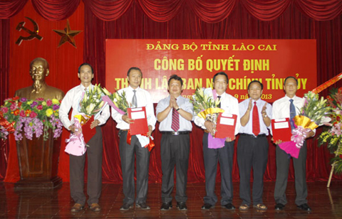 Ra mắt Ban Nội chính Tỉnh ủy Lào Cai