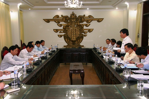 Đoàn công tác của Ban Nội chính Trung ương làm việc tại Nam Định