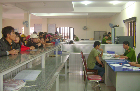 Công an tỉnh Kon Tum tập trung cải cách hành chính trong khâu tiếp xúc giải quyết các công việc với nhân dân