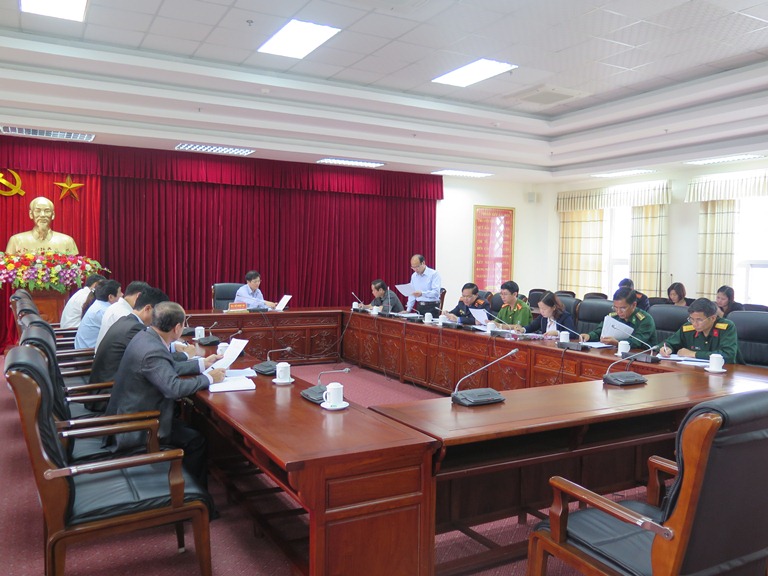Hội nghị giao ban công tác nội chính và phòng, chống tham nhũng tỉnh Lai Châu