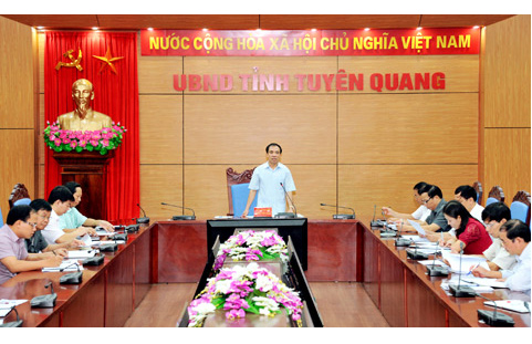 Phiên họp thường kỳ tháng 10 của UBND tỉnh Tuyên Quang