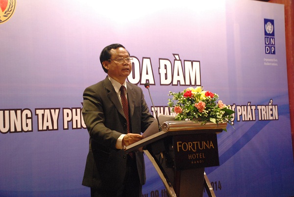 Tổng Thanh tra Chính phủ Huỳnh Phong Tranh phát biểu tại buổi Tọa đàm