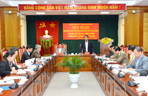 Hội nghị triển khai Quy chế phối hợp công tác giữ Ban Nội chính Tỉnh ủy Tuyên Quang và Ủy ban Kiểm tra Tỉnh ủy 