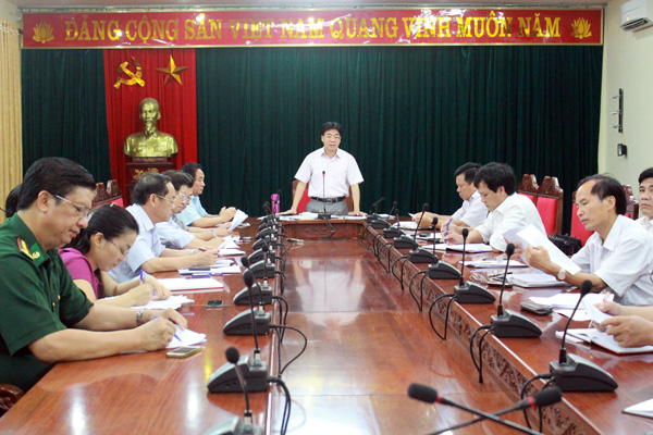 Một Hội nghị giao ban khối nội chính tỉnh Nghệ An