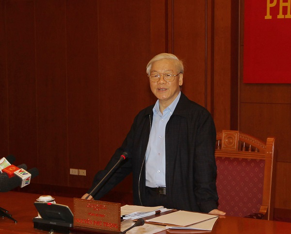 Tổng Bí thư Nguyễn Phú Trọng, Trưởng Ban Chỉ đạo chủ trì Phiên họp
