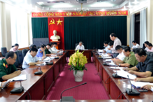Một Hội nghị giao ban công tác nội chính tỉnh Cao Bằng