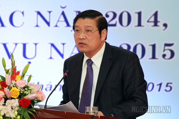 Đồng chí Phan Đình Trạc, Uỷ viên Trung ương Đảng, Phó trưởng Ban Thường trực Ban Nội chính Trung ương