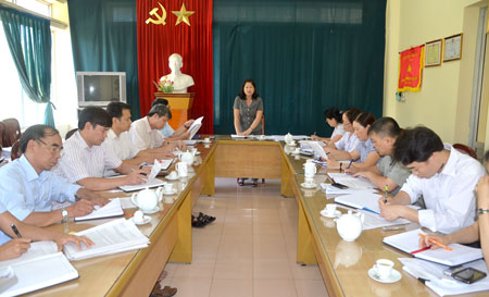 Đoàn đại biểu Quốc hội tỉnh Bắc Kạn giám sát việc thực hiện các kiến nghị sau giám sát của Đoàn tại Thanh tra tỉnh Bắc Kạn