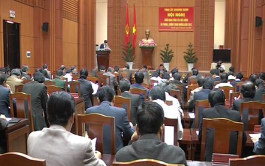 Hội nghị tổng kết công tác nội chính và phòng, chống tham nhũng năm 2014, phương hướng, nhiệm vụ năm 2015 tỉnh Quảng Nam