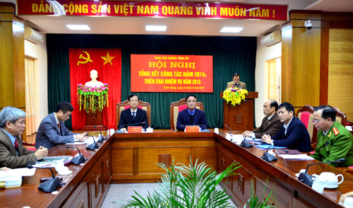 Hội nghị tổng kết công tác nội chính tỉnh Tuyên Quang năm 2014