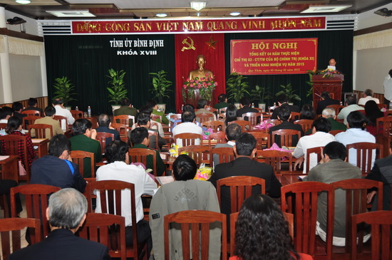 Một Hội nghị của Tỉnh ủy Bình Định