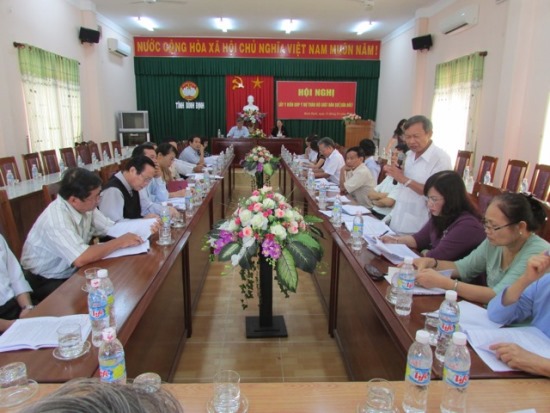 Hội nghị góp ý Dự thảo Bộ luật Dân sự trên địa bàn tỉnh Bình Định