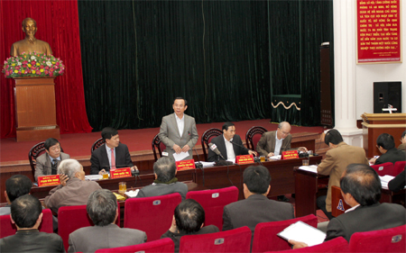 Bộ trưởng, Chủ nhiệm Văn phòng Chính phủ Nguyễn Văn Nên tiếp công dân tại tỉnh Ninh Bình