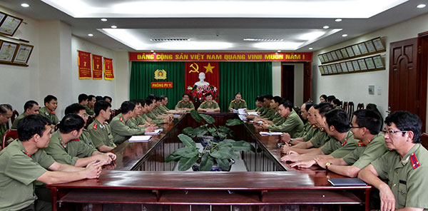 Một Hội nghị triển khai công tác đảm bảo an ninh trật tự của Công an tỉnh Lâm Đồng