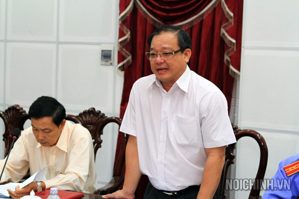 Đồng chí Nguyễn Hữu Trí, Chánh án Tòa án nhân dân tỉnh Bình Phước