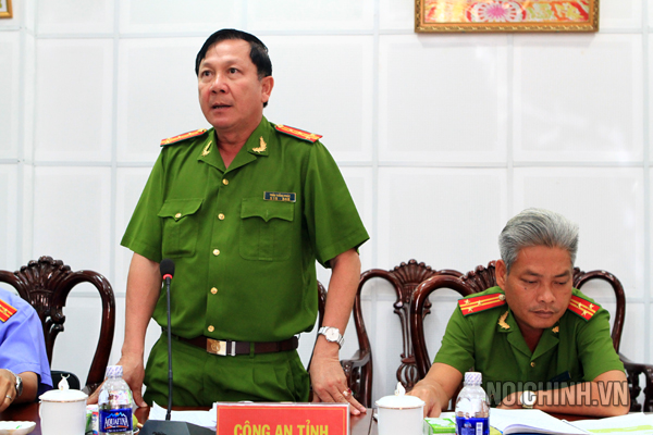 Đồng chí Trần Thắng Phúc, Giám đốc Công an tỉnh Bình Phước