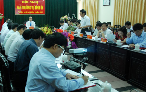 Hội nghị về công tác tiếp nhận, giải quyết kiến nghị cử tri của UBND tỉnh Hà Giang