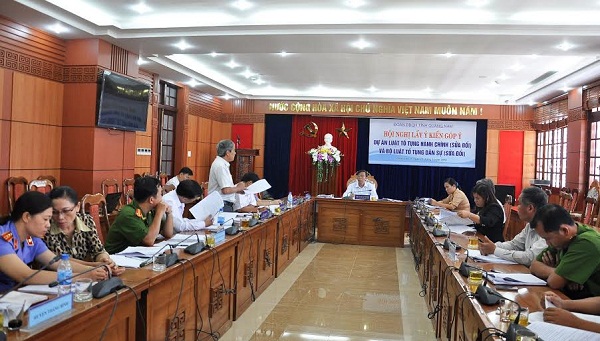 Một Hội nghị góp ý xây dựng pháp luật của tỉnh Quảng Nam 