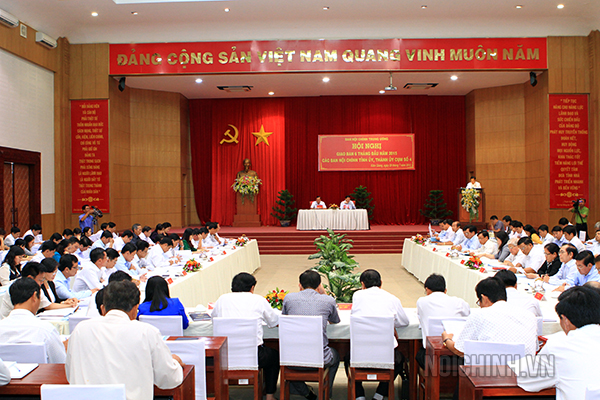 Hội nghị giao ban 6 tháng đầu năm 2015 các Ban Nội chính tỉnh ủy, thành ủy khu vực phía Nam tại Kiên Giang