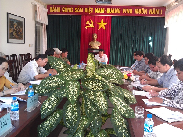 Đồng chí Nguyễn Thái Học, Ủy viên Ban Thường vụ Tỉnh ủy, Trưởng Ban Nội chính Tỉnh ủy chủ trì giao ban công tác nội chính