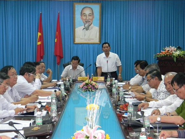 Đoàn công tác của Ban Chỉ đạo Trung ương về phòng, chống tham nhũng làm việc với Thường trực Tỉnh ủy Đắk Lắk (Ảnh: baodaklak.vn)