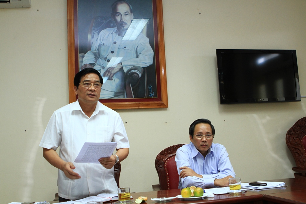 Đồng chí Hà Ngọc Chiến, Ủy viên Trung ương Đảng, Phó trưởng Ban Nội chính Trung ương phát biểu ý kiến
