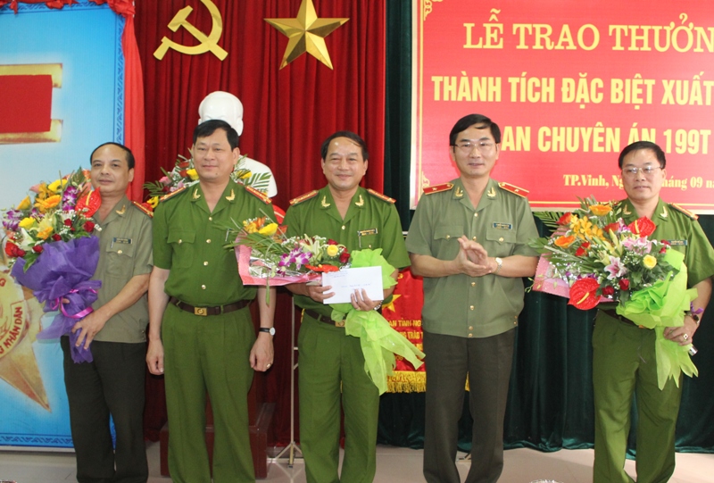 Cán bộ, chiến sỹ công an tỉnh Nghệ An