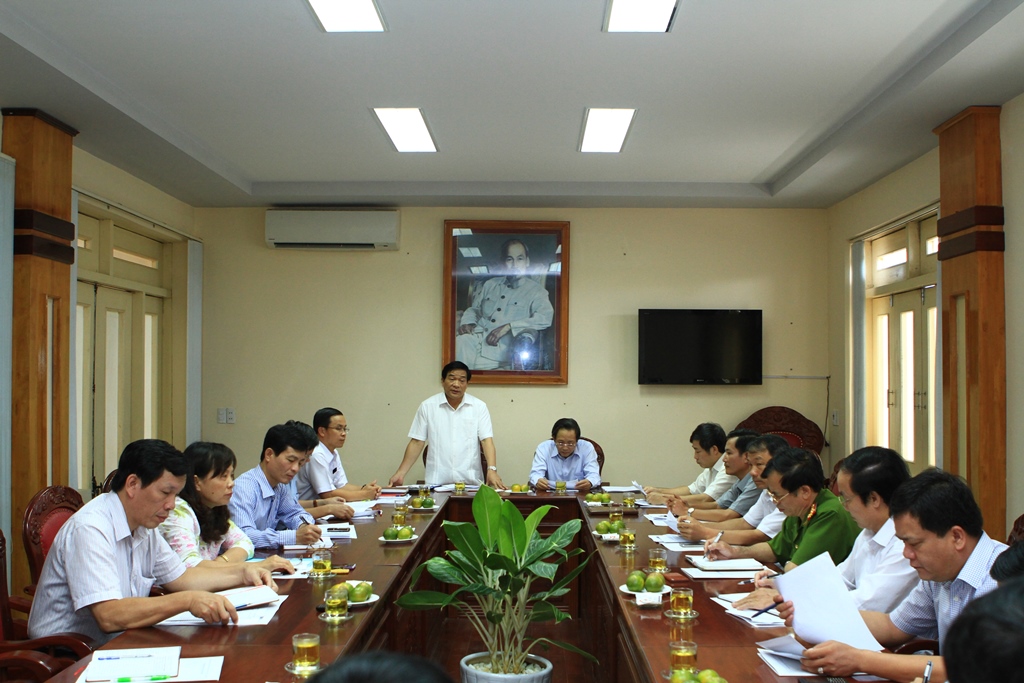 Đồng chí Hà Ngọc Chiến, Ủy viên Trung ương Đảng, Phó trưởng Ban Nội chính Trung ương làm việc với Tỉnh ủy Quảng Bình về công tác phòng, chống tham nhũng 