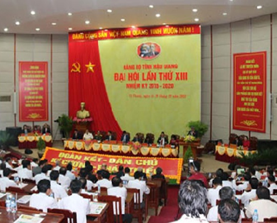 Đại hội Đảng bộ tỉnh Hậu Giang lần thứ 13, nhiệm kỳ 2015-2020