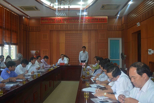Thường trực Tỉnh ủy Quảng Nam tổ chức Hội nghị giao ban công tác nội chính và phòng, chống tham nhũng quý III-2015